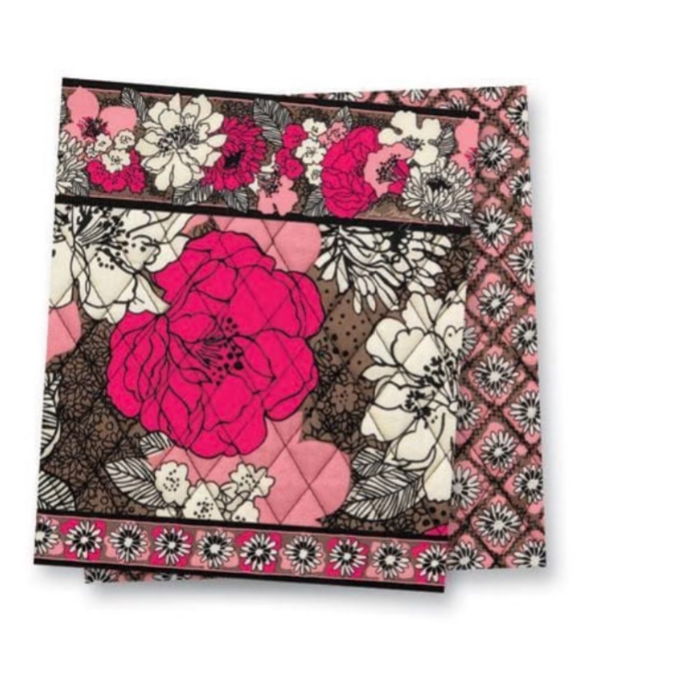 Vera Bradley Accordion Wallet In Mocha Rouge. - Picture 9 of 9